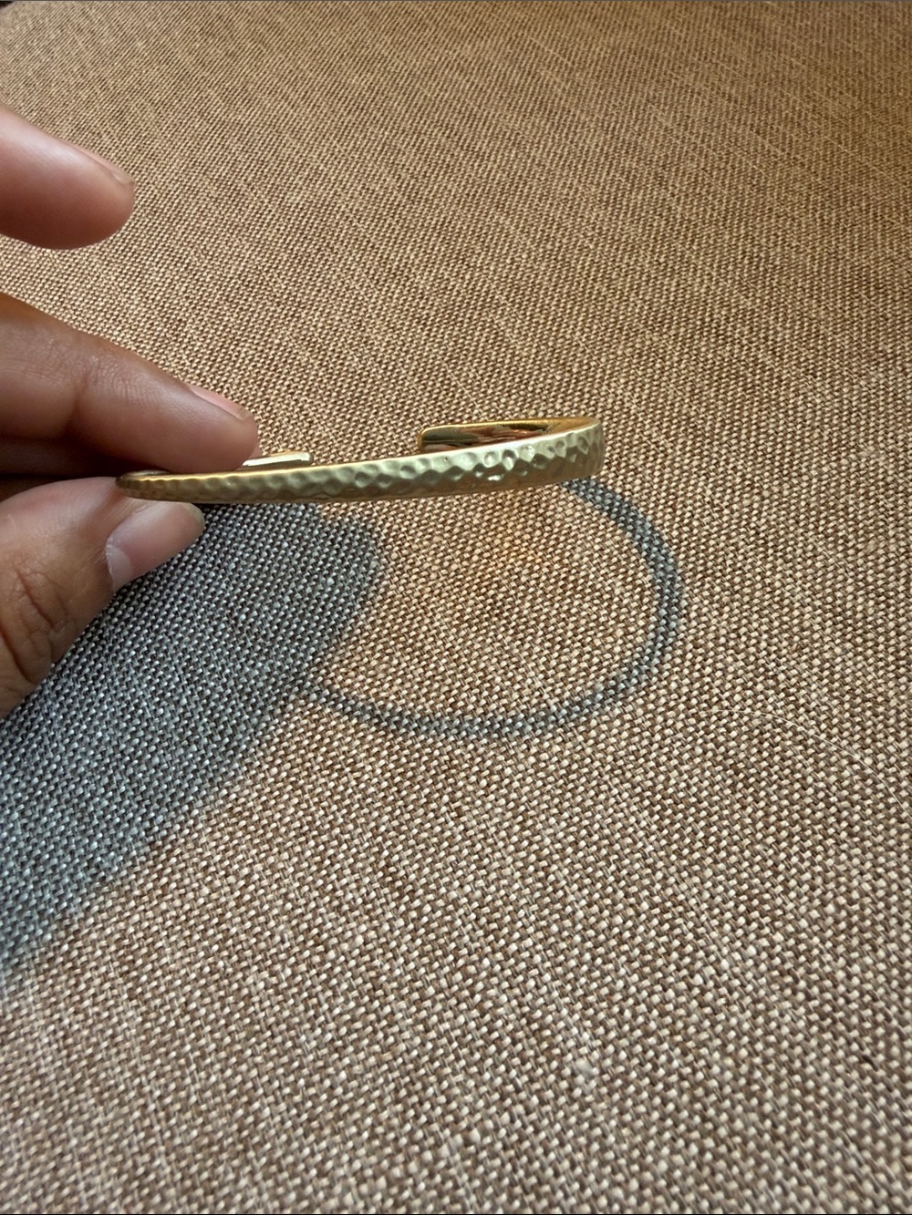 Kendra Scott Textured Gold Open Cuff Bracelet